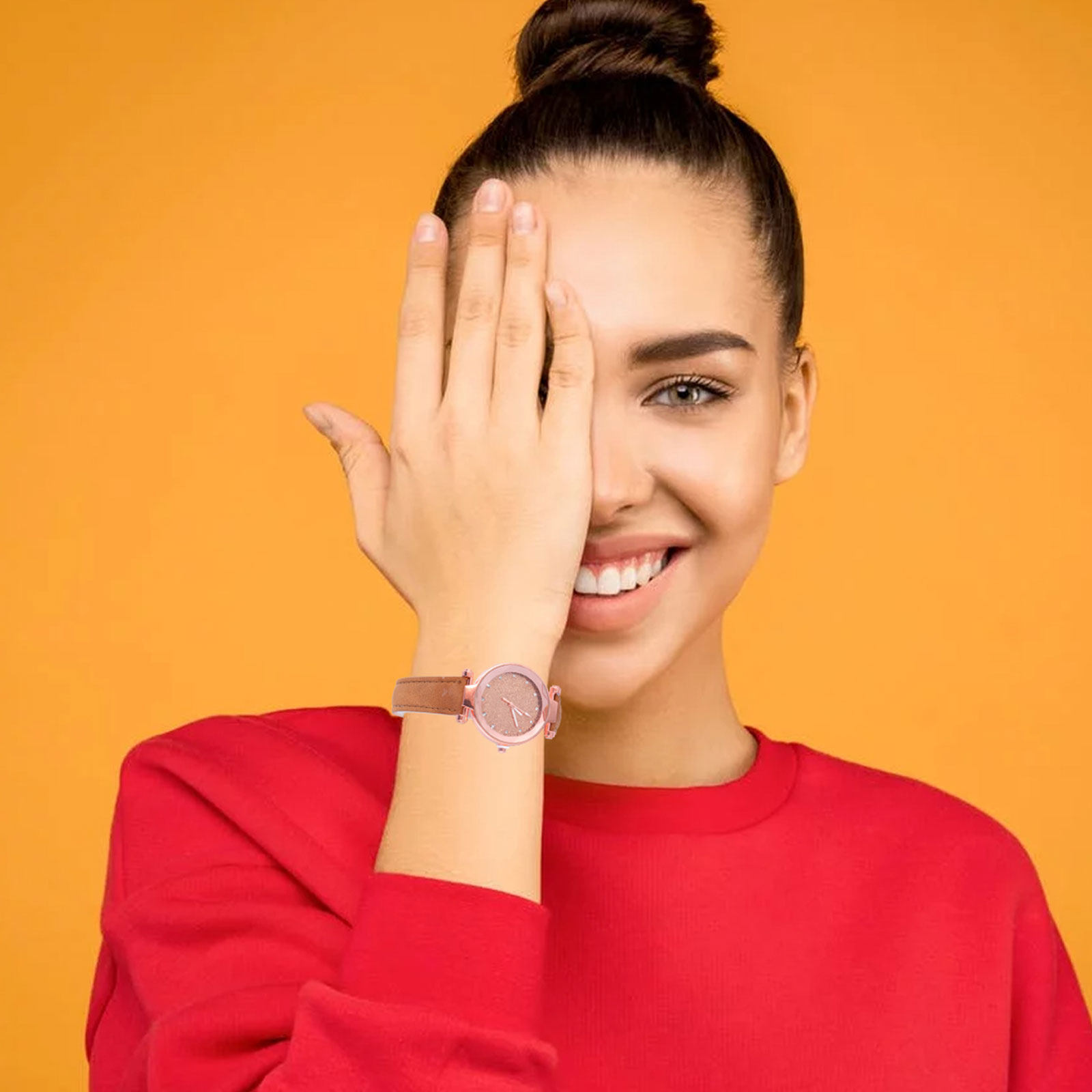 Luxury Watch Gift For Her - 2 montres à quartz pour femmes,