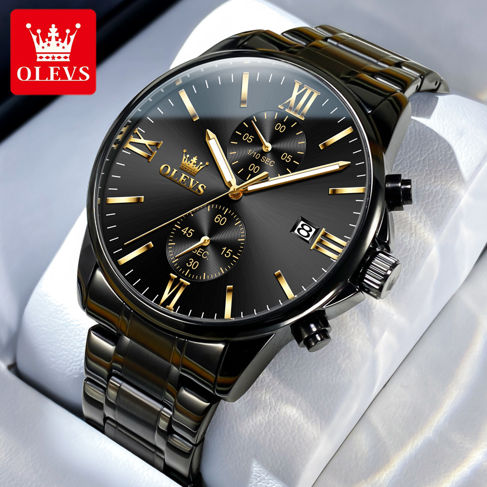 OLEVS 2886 montre à Quartz noi - Luxury Watch Investment avis et prix