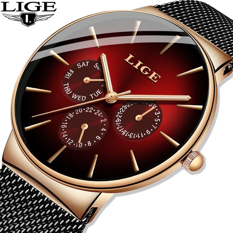 Nouveau LIGE Mode Hommes Montr - Luxury Watch Top 10 avis et prix